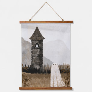 De toren hangend wandkleed