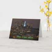 De Toren San Francisco van Coit Kaart (Gele Bloem)