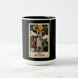 De Toren Tarot Tweekleurige Koffiemok