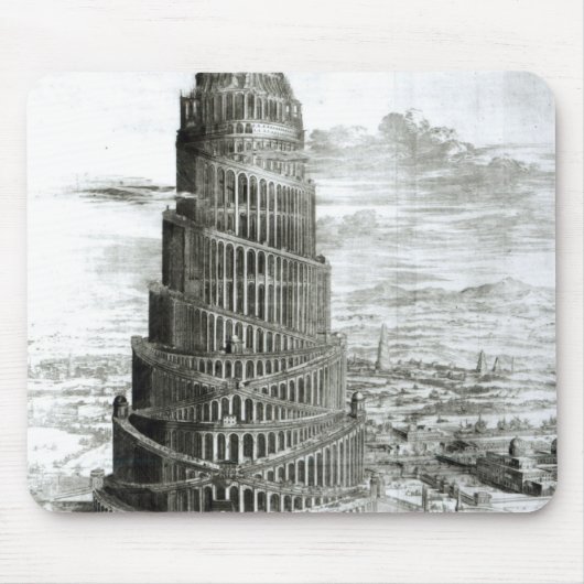 De toren van Babel, 1679 Muismat (Voorkant)