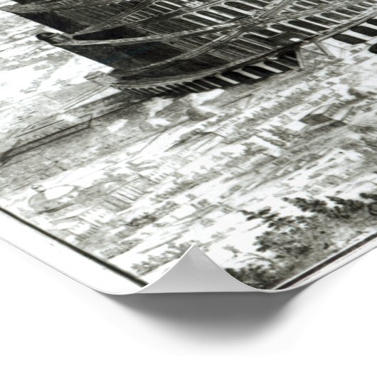 De toren van Babel, 1679 Poster (Hoek)