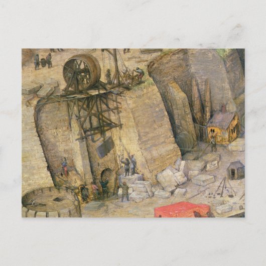 De toren van Babel Briefkaart (Voorkant)