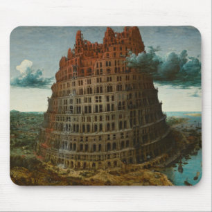 De Toren van Babel (door Pieter Bruegel de Oude) Muismat