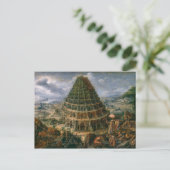 De toren van Babel | Marten van Valckenborch | Briefkaart (Staand voorkant)
