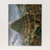 De toren van Babel | Marten van Valckenborch | Legpuzzel (Verticaal)