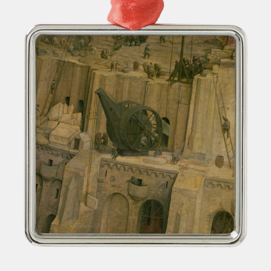 De toren van Babel Metalen Ornament (Voorkant)