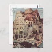 De toren van Babel - Pieter Bruegel de Ouder Briefkaart (Voorkant / Achterkant)