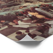 De toren van Babel - Pieter Bruegel de Ouder Poster (Hoek)