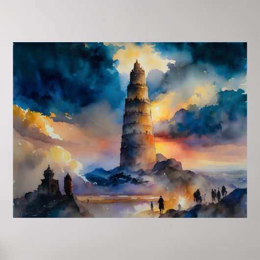 De Toren van Babel Poster (Voorkant)