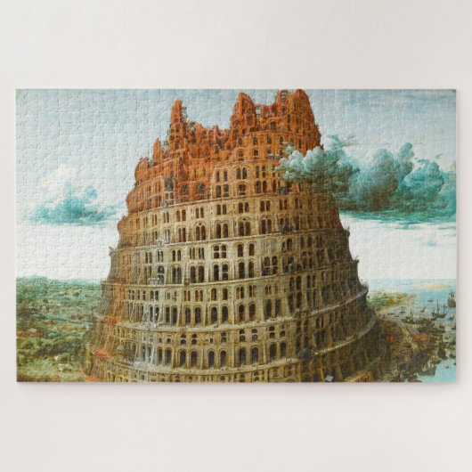 De toren van Babel (Rotterdam) Legpuzzel (Horizontaal)