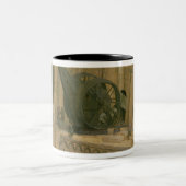 De toren van Babel Tweekleurige Koffiemok (Center)