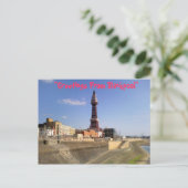 De Toren van Blackpool Briefkaart (Staand voorkant)
