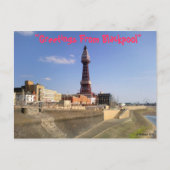 De Toren van Blackpool Briefkaart (Voorkant)