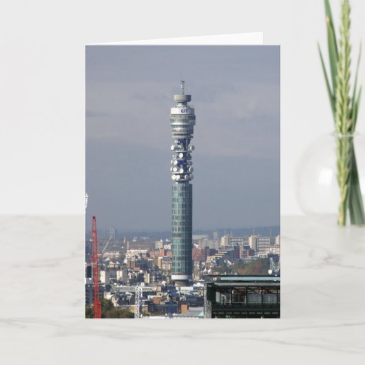 De Toren van BT, Londen, Engeland Kaart (Voorkant)