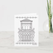 De toren van Ca'd'Zan - Blank Kaart (Voorkant)