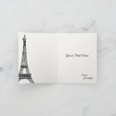De Toren van Customizable_Paris_Eiffel Kaart (Binnen)
