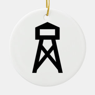 De Toren van de brand Keramisch Ornament