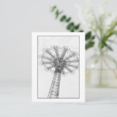 De Toren van de Sprong van het valscherm (het Briefkaart (Staand voorkant)