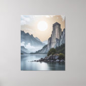 De Toren van Eeuwige Stilte Canvas Afdruk (Voorkant)