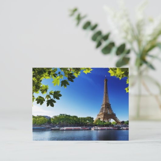 De toren van Eiffel Briefkaart (Staand voorkant)