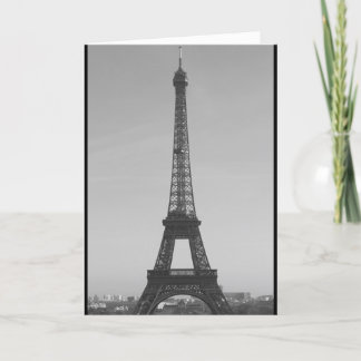 De Toren van Eiffel dankt u kaardt Bedankkaart