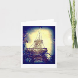 De Toren van Eiffel, het Blauw van de Indigo, Kaart