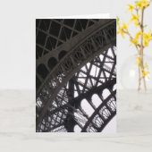 De Toren van Eiffel Kaart (Gele Bloem)