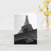 De Toren van Eiffel - lege notecards Kaart (Gele Bloem)