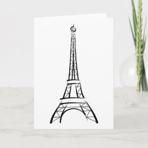 De Toren van Eiffel van de penseelstreek Kaart