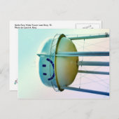 De Toren van het Water van het Gezicht van de Briefkaart (Voorkant / Achterkant)