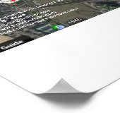 De toren van Sauron Poster (Hoek)