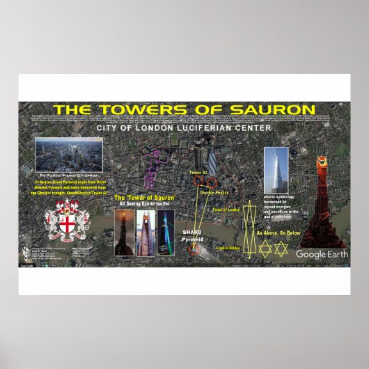 De toren van Sauron Poster (Voorkant)