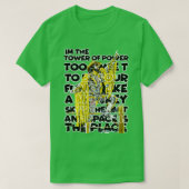 de toren van stroom t-shirt (Design voorkant)