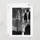 De Toren van Venetië San Marco & het Paleis van de Briefkaart (Voorkant / Achterkant)