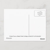 De Toren van Victoria in Huddersfield Briefkaart (Achterkant)