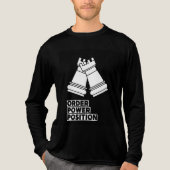 “De Torencode – Orde. Macht. Positie.” Tri-Blend Shirt (Voorkant volledig)