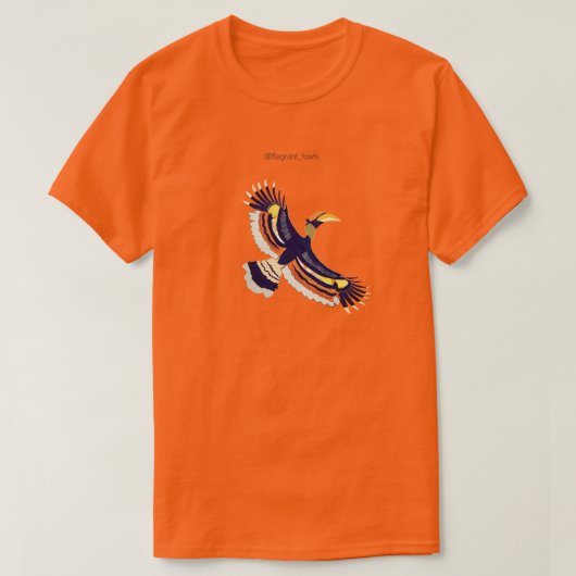 De torenhoge Hornbill T-shirt (Design voorkant)