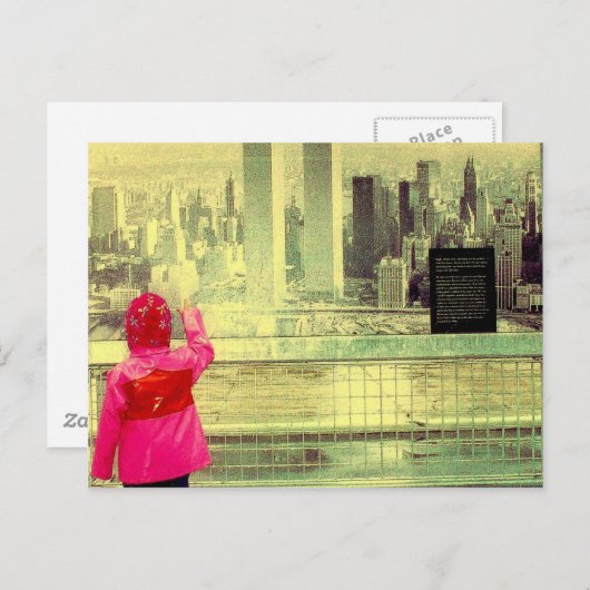 De torens en een kind briefkaart (Voorkant / Achterkant)