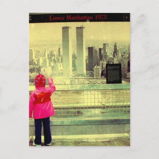 De torens en een kind briefkaart (Voorkant)