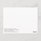 De torens van Notre Dame 's nachts in Parijs Briefkaart (Achterkant)