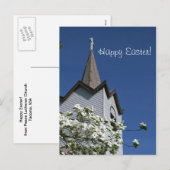 De Torenspits van de kerk en het Briefkaart van de (Voorkant / Achterkant)