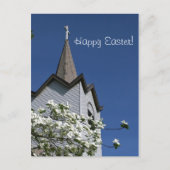 De Torenspits van de kerk en het Briefkaart van de (Voorkant)