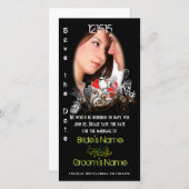 De  Tortelduifjes sparen de Datum Uw Foto Save The Date (Voorkant / Achterkant)