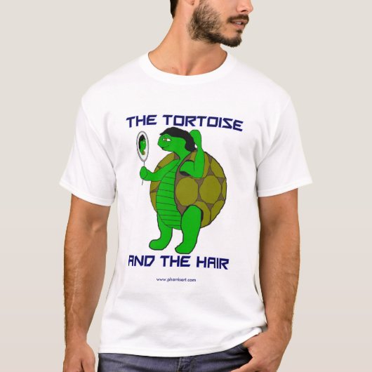 De Tortoise en de Hair Plus-grootte T-shirt (Voorkant)