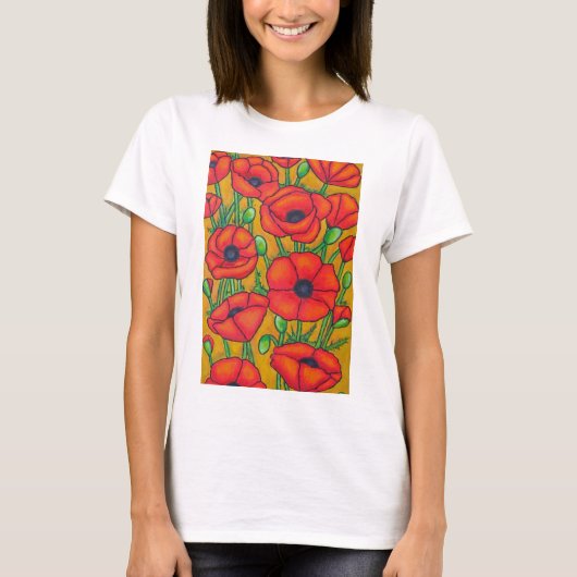 De Toscaanse Tanktop van Papavers (Voorkant)
