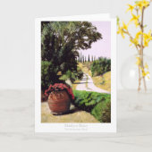 De Toscaanse Weg van de Zomer door Matthew Bates Kaart (Gele Bloem)