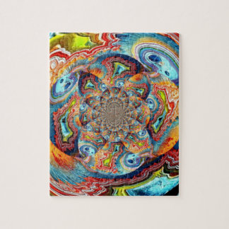 De totale uitdaging is de fractale puzzel legpuzzel