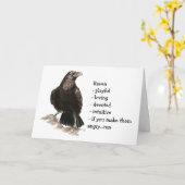 De Totem van de raaf, de Dierlijke Grappige Kaart (Gele Bloem)