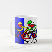 De Tour Arrives in Parijs Koffiemok (Voorkant links)