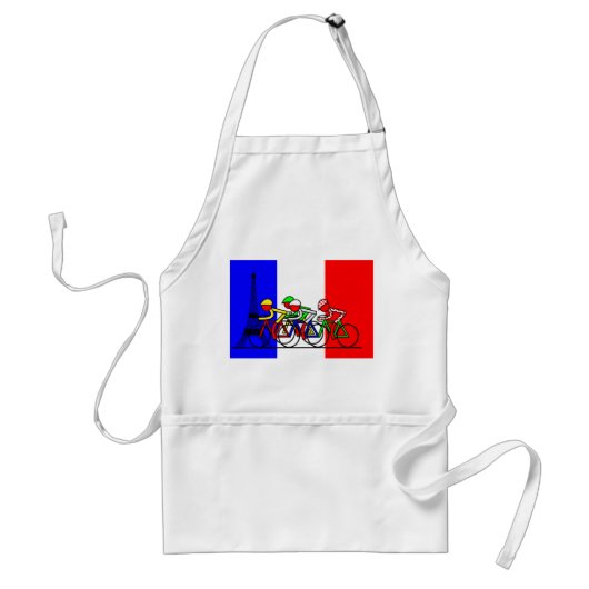 De Tour Arrives in Parijs Standaard Schort (Voorkant)